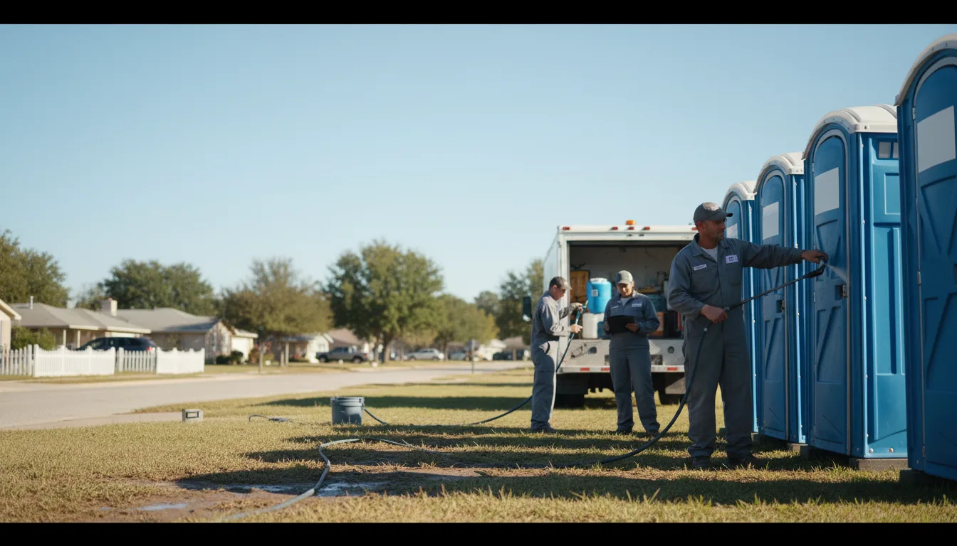 Long-Term Portable Toilet Rental in Dell, AR near me